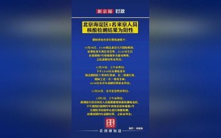 北京一核酸采样人员确诊,这件事起到了怎样的警示-，北京海淀区1名来京人员核酸检测结果为阳性,他是如何感染的-_1