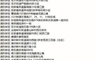 上海浦东机场疫情通报上海浦东机场疫情严重，上海新增5个中风险地区、上海新增2本地确诊中风险地区