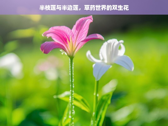 半枝莲与半边莲，草药双生花-第1张图片-东方成人网