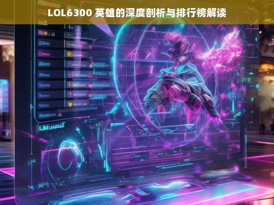 LOL6300 英雄剖析及排行榜解读-第1张图片-东方成人网