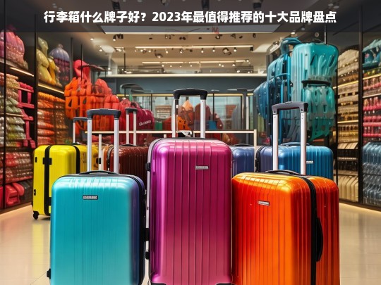 2023年十大最值得推荐的行李箱品牌盘点-第1张图片-东方成人网