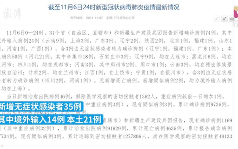 10月18日甘肃疫情通报，11月9日0至24时北京新增34例本土确诊和61例无症状-第1张图片-东方成人网