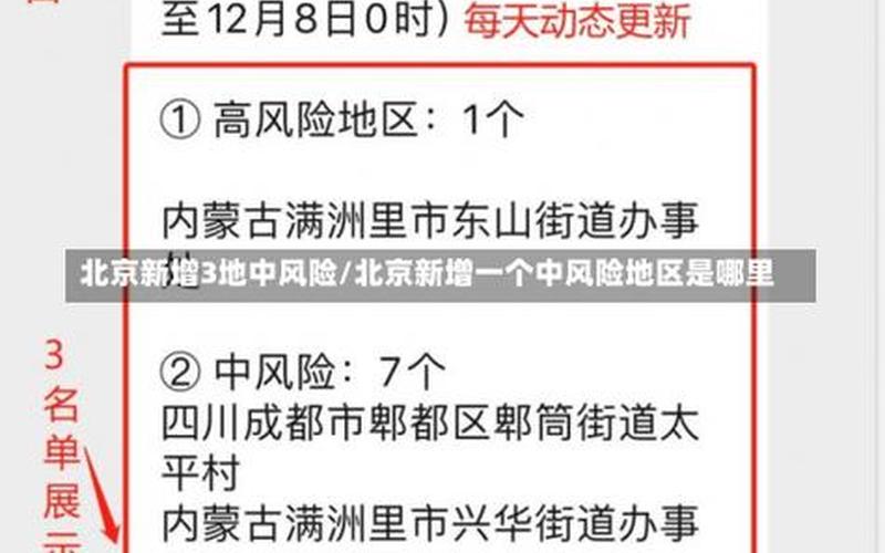 北京回龙观今日疫情，北京1地升高风险,7地升中风险,风险地区的人们应该注意什么-_1 (2)-第1张图片-东方成人网