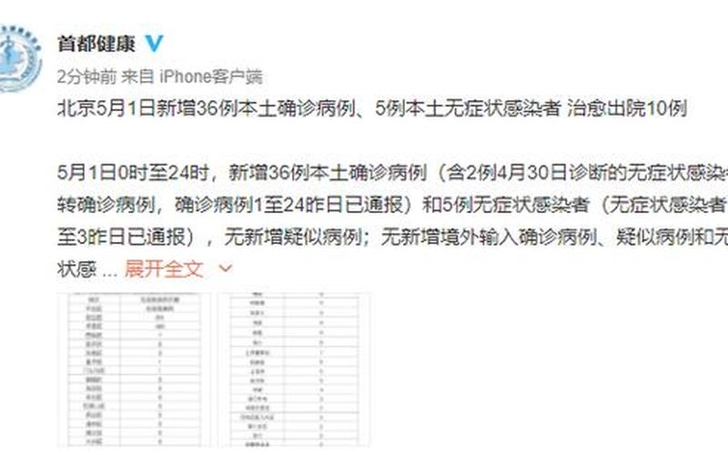 5月1日北京新增本土36+5!APP，北京新增2例丰台区病例;北京新增1例在丰台-第1张图片-东方成人网